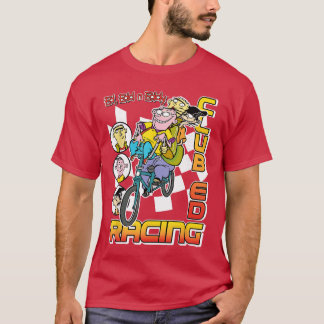 Camiseta Bandera a cuadros de carreras de bicicletas del cl