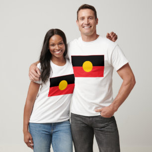 Camiseta Bandera aborigen australiana