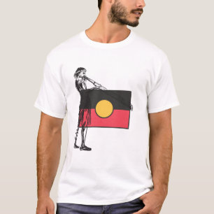 Camiseta Bandera aborigen australiana Guay