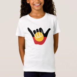 Camiseta Bandera aborigen australiana Shaka, cartel de perd