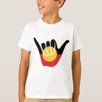 Bandera aborigen australiana Shaka, cartel de perd
