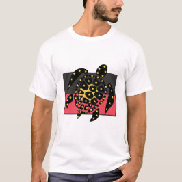 Camiseta Bandera aborigen australiana y tortuga marina