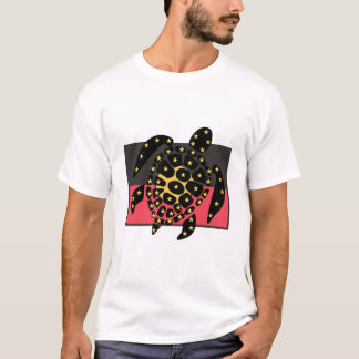 Camiseta Bandera aborigen australiana y tortuga marina
