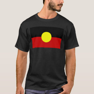 Camiseta bandera aborigen de australia