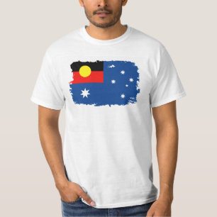 Camiseta Bandera aborigen de Australia