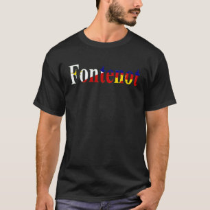 Camiseta Bandera acadiana de Louisiana Fontenot Orgullo caj