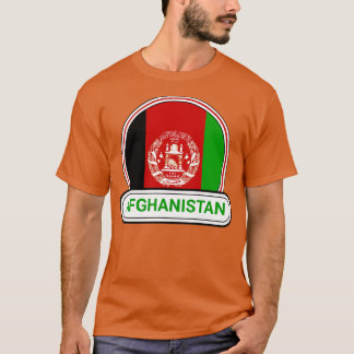 Camiseta Bandera afgana del país