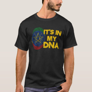Camiseta Bandera africana de ADN etíope: Orgulloso amor Mel