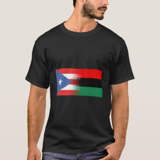 Camiseta Bandera africana de Puerto Rico Afro Boricua
