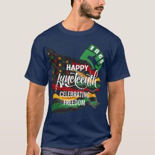 Camiseta Bandera Afroamericana del JUNETEENTH