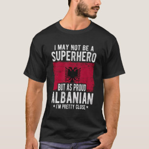 Camiseta Bandera albanesa orgullosa albanesa