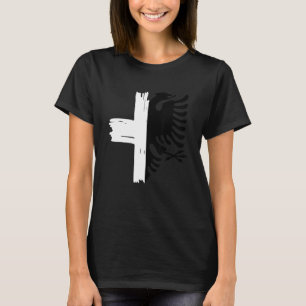 Camiseta Bandera albanesa Suiza Amistad albanesa