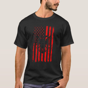 Camiseta Bandera albanoamericana Albania América Orgullo He