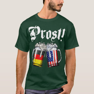 Camiseta Bandera Alemana Americana T Oktoberfest Hombres