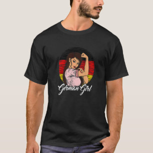 Camiseta Bandera alemana Chica alemán