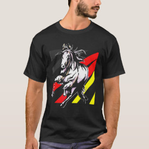 Camiseta Bandera Alemana de Caballos en Caballo Deportivo E