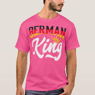 Camiseta Bandera alemana del rey alemán1