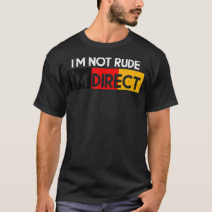 Camiseta Bandera alemana no soy grosero soy Direct Deutschl