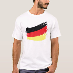Camiseta Bandera alemana pintada