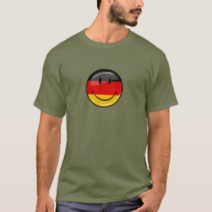 Camiseta Bandera alemana sonriente