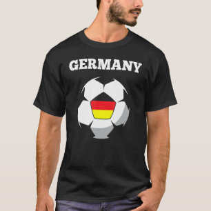 Camiseta Bandera alemana venado angustiada Bandera retro