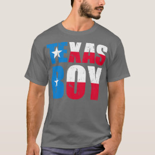 Camiseta Bandera alterada de Texas Boy USA Vintage