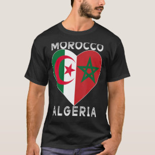Camiseta Bandera Amar Marruecos Argelia Amo Marruecos Argel