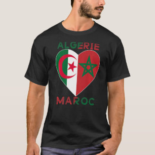 Camiseta Bandera Amar Marruecos Argelia Amo Marruecos Argel