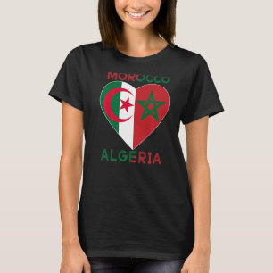 Camiseta Bandera Amar Marruecos Argelia Amo Marruecos Argel