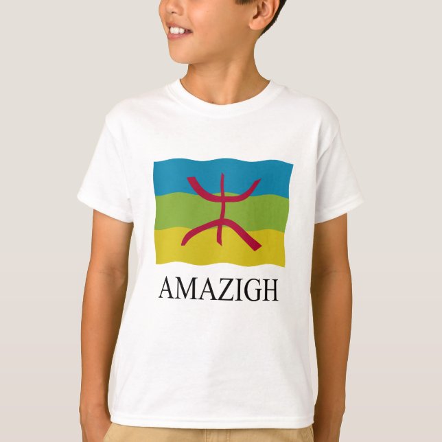 Camiseta Bandera amazigh (Anverso)