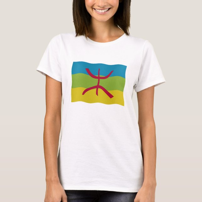 Camiseta Bandera amazigh (Anverso)