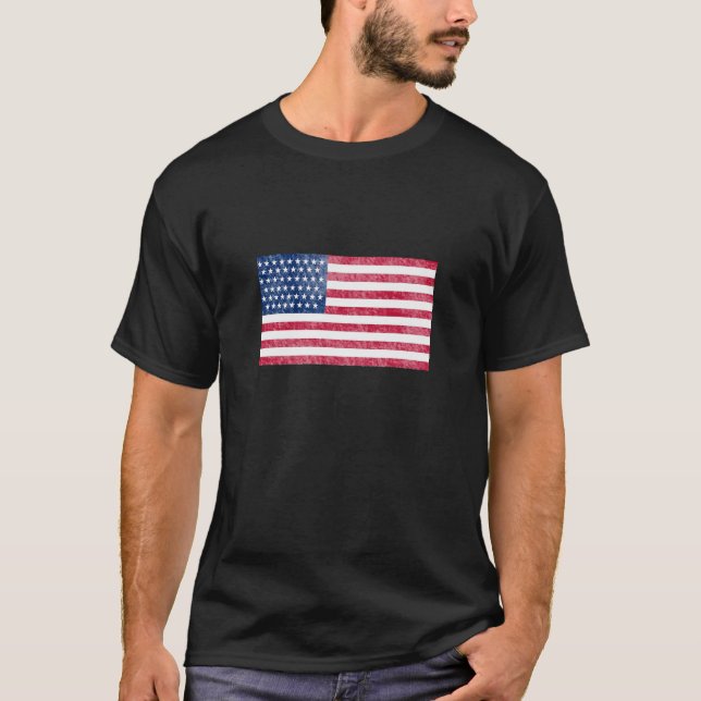 Camiseta bandera americana (Anverso)