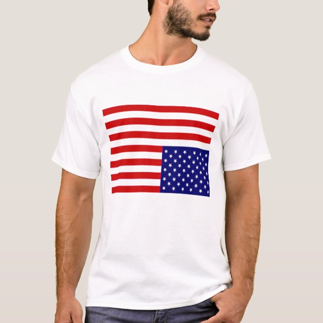 Camiseta Bandera americana (Anverso)