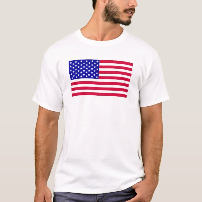 Camiseta Bandera americana (Anverso)