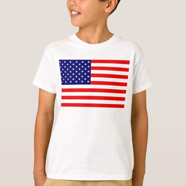 Camiseta Bandera americana (Anverso)