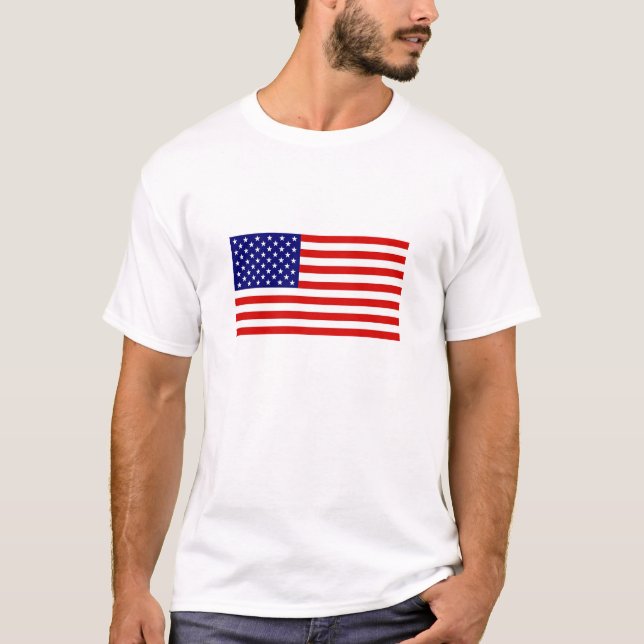 Camiseta Bandera americana (Anverso)