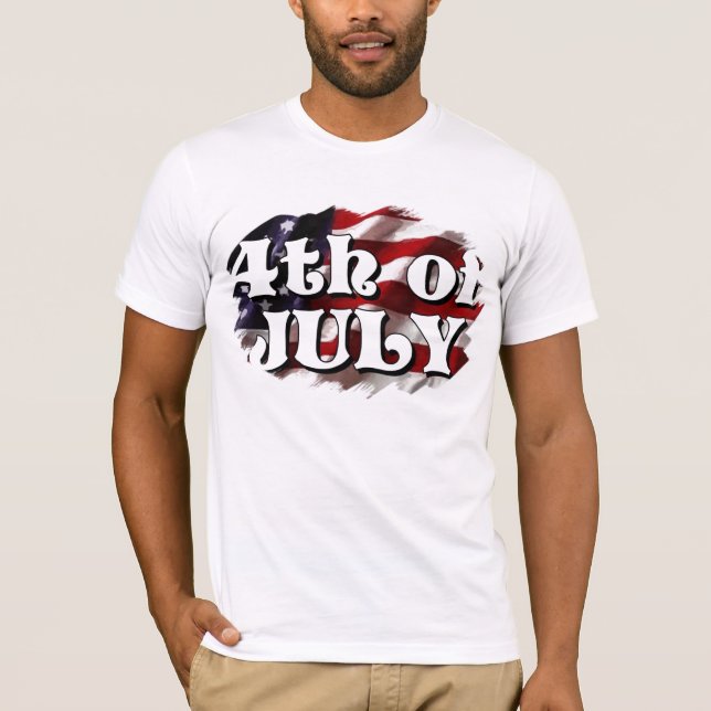 Camiseta Bandera americana (Anverso)