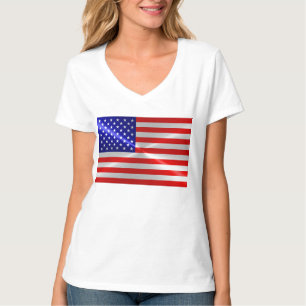 Camiseta bandera americana