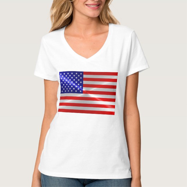 Camiseta bandera americana (Anverso)