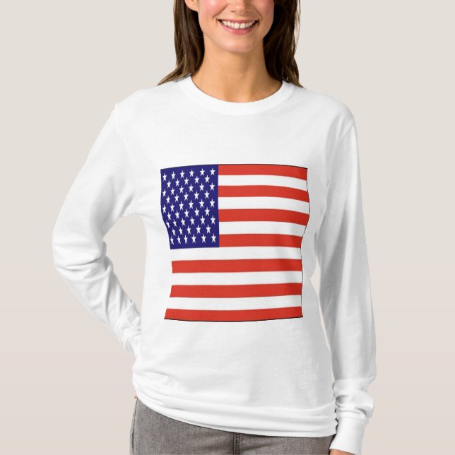 Camiseta Bandera americana (Anverso)