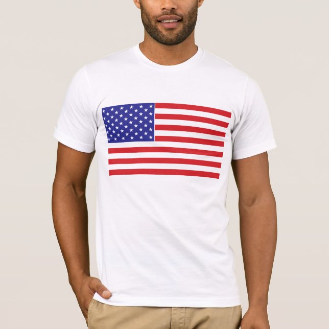 Camiseta Bandera Americana (Anverso)