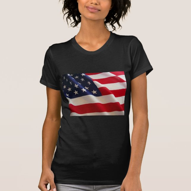 Camiseta Bandera americana (Anverso)