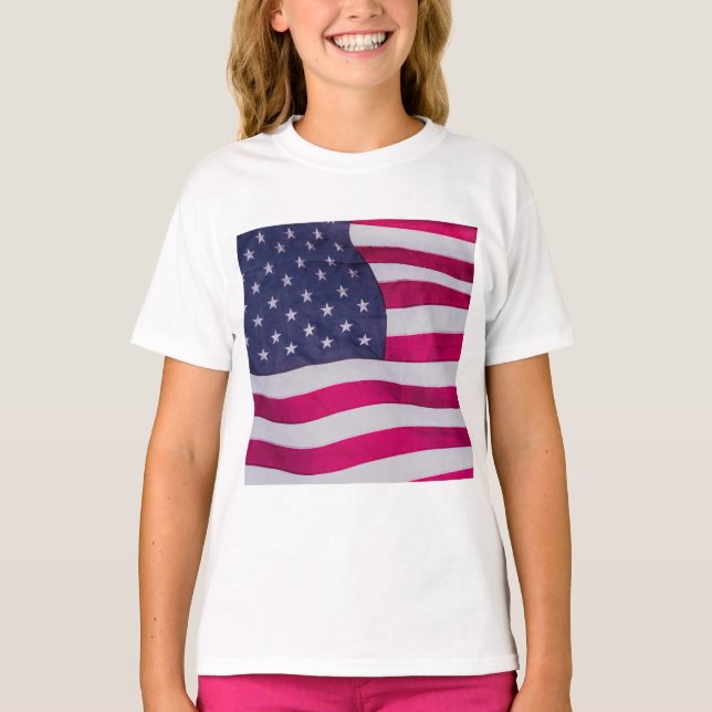 Camiseta Bandera Americana (Anverso)