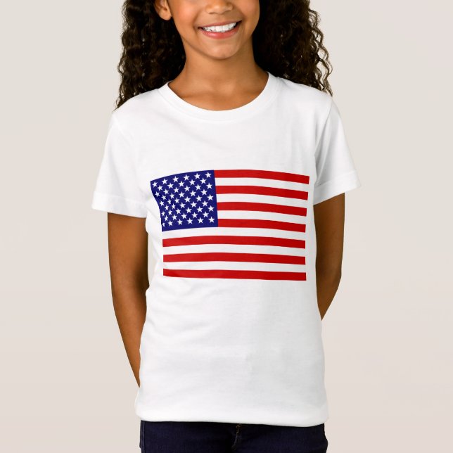 Camiseta Bandera americana (Anverso)