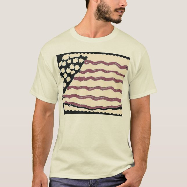 Camiseta Bandera Americana (Anverso)
