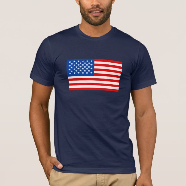 Camiseta Bandera americana (Anverso)