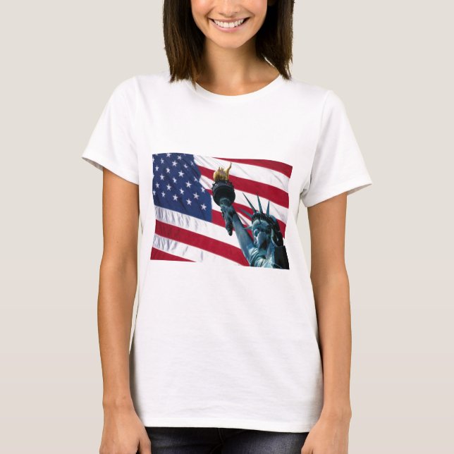 Camiseta bandera americana (Anverso)