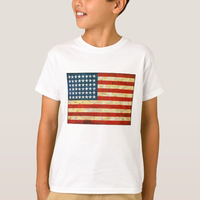Camiseta Bandera Americana (Anverso)