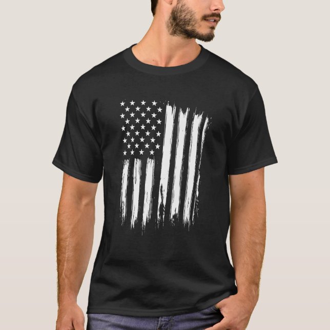 Camiseta Bandera Americana (Anverso)