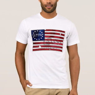 Camiseta Bandera americana 1776